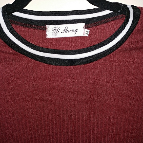 Maroon Mini Dress - Picture 3 of 4